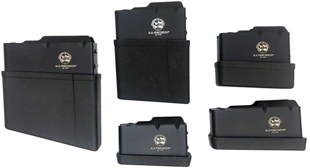 H-S Precision Remington 700 BDL Detachable Magazine Box Long Action High 7-10 rounds Black 3.70in - H-S Precision