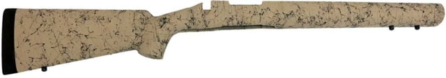 H-S Precision Remington 700 BDL Tactical Rifle Stock SA RH Tan/Black 32.65in O.A.L. 13.5in L.O.P. - H-S Precision