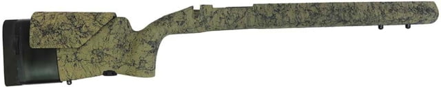 H-S Precision Remington 700 BDL Tactical/Bull Adjustable Vertical Grip Rifle Stock SA RH Olive/Black 31.75in Adj O.A.L. 13.5in Adj L.O.P. - H-S Precision