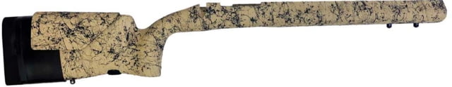 H-S Precision Remington 700 BDL Tactical/Bull Adjustable Vertical Grip Rifle Stock SA RH Tan/Black 31.75in Adj O.A.L. 13.5in Adj L.O.P.