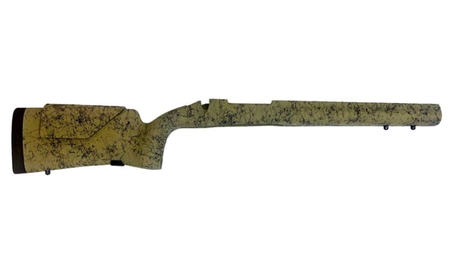 H-S Precision Remington 700 BDL Varmint Adjustable Cheek Piece Rifle Stock Carbon Fiber Barrel Contour Vertical Grip SA RH Olive/Black 32.3in O.A.L.