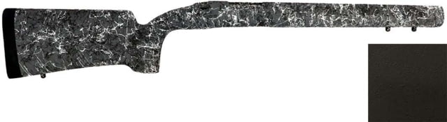 H-S Precision Remington 700 BDL Varmint Carbon Fiber Barrel Contour Rifle Stock Vertical Grip SA RH Black 32.3in O.A.L. 13.5in L.O.P. - H-S Precision