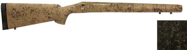 H-S Precision Remington 700 BDL Varmint Palm Swell Rifle Stock LA RH Black/Grey 32.44in O.A.L. 13.5in L.O.P. - H-S Precision