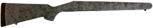 H-S Precision Remington 700 BDL Varmint Palm Swell Rifle Stock, LA, RH, Grey/Black, 32.44in O.A.L., 13.5in L.O.P., PSV107-GrayBlack in US