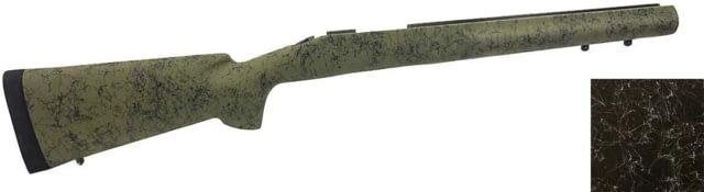 H-S Precision Remington 700 BDL Varmint Palm Swell Rifle Stock SA LH Black/Grey 31.24in O.A.L. 13.5in L.O.P. - H-S Precision