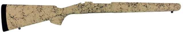 H-S Precision Remington 700 BDL Varmint Rifle Stock LA RH Tan/Black 32in O.A.L. 13.5in L.O.P.