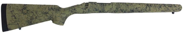 H-S Precision Remington 700 BDL Varmint Rifle Stock SA RH Olive/Black 31.25in O.A.L. 13.5in L.O.P.