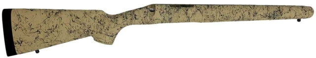 H-S Precision Remington 700 BDL Varmint Rifle Stock SA RH Tan/Black 31.25in O.A.L. 13.5in L.O.P. - H-S Precision