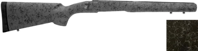 H-S Precision Savage Model 12/10FP Heavy/Varmint Rifle Stock Pistol Grip SA RH Black/Grey 31.5in O.A.L. 13.5in L.O.P. - H-S Precision
