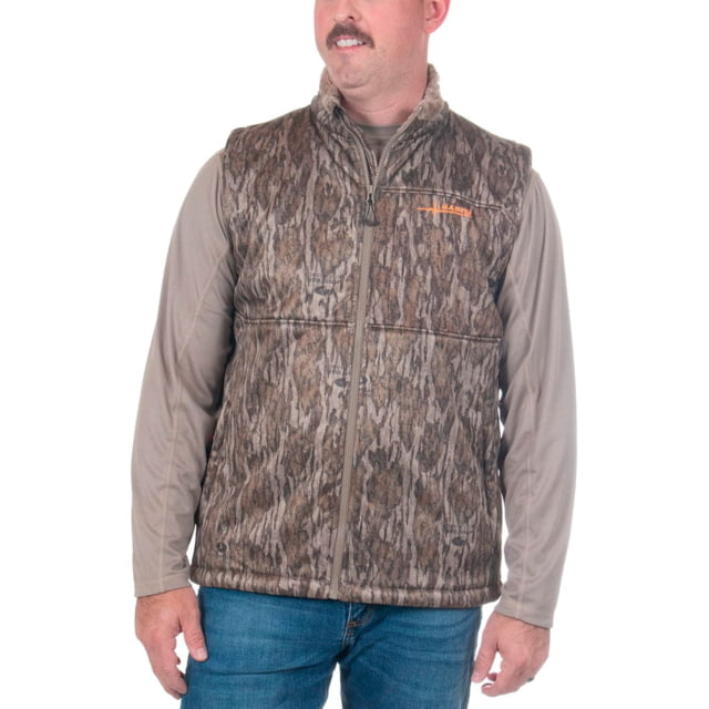 Habit Early Dawn Sherpa Shell Vest - Men's Mossy Oak New Bottomland 4XL 1409517
