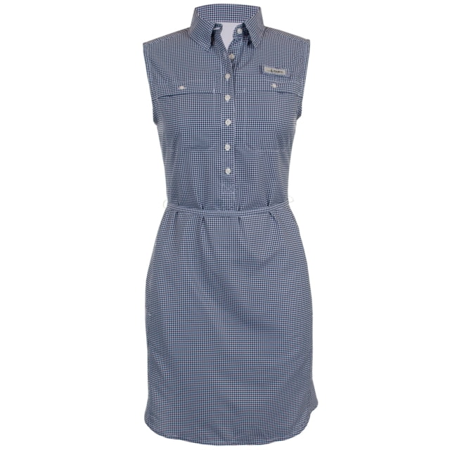 Habit Sun Ridge River Guide Dress - Women's Patriot Blue Seafarer Check Large