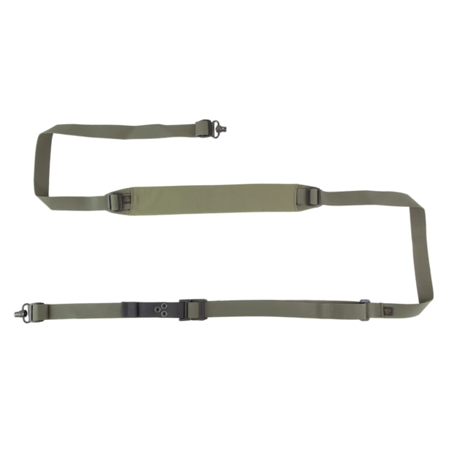 Haley Strategic Partners D3 Pro Sling Two Point 6oz 70"x2"x.5" MIL-SPEC Nylon Webbing Construction Ranger Green Includes 2 GrovTec QD Mounts SLG D3 - Haley Strategic Partners