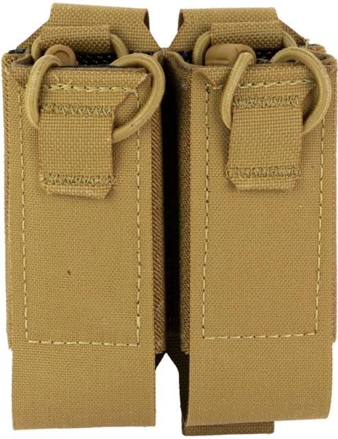 Haley Strategic Partners Double Pistol Mag Pouch Coyote Brown POUCH-PM-2-2-COY - Haley Strategic Partners