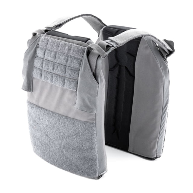 Haley Strategic Partners Thorax Plate Bags Large Compatible with all HSP Chest Rigs and Placards Accommodates .75" to 1.125" Thick Plates Gray - Haley Strategic Partners