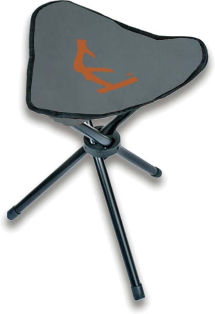 HALF RACK Karrylite Stool 3-Legged Grey/Orange Medium