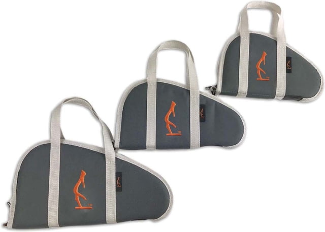 HALF RACK Wildcat Handgun Case Dark Grey/Light Grey/Orange Small - Half Rack
