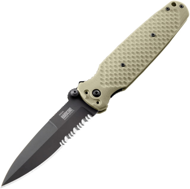 Hardcore Hardware HHA Covert 01 Linerlock BlkRg HBBCOVERT01BKRG - Hardcore Hardware