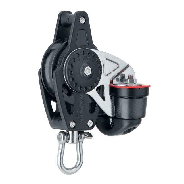 Harken Carbo Air Block w/Cam Cleat & Becket 40mm