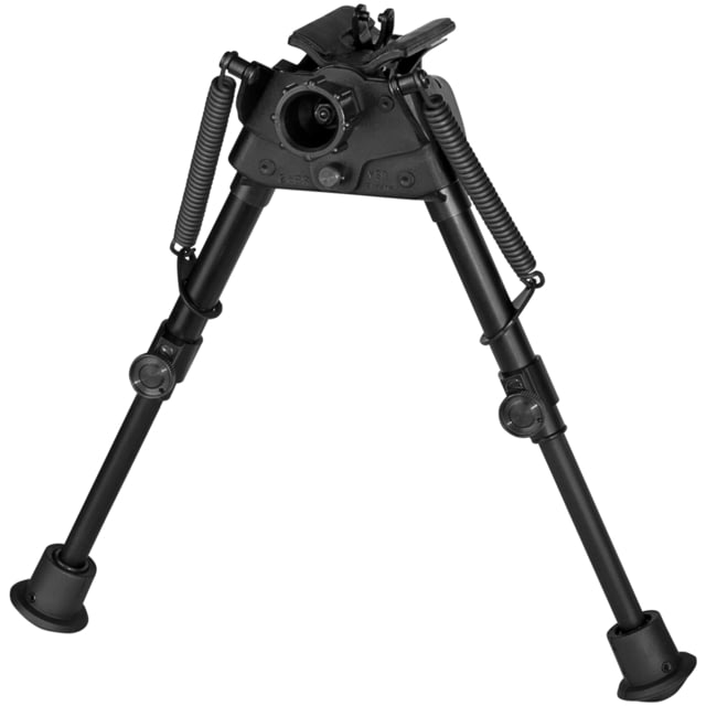 Harris Engineering Sporting BiPod Rotate Self Leveling with Hinged Base 6-9 in Black