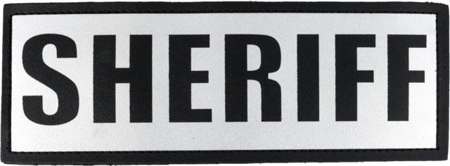 Hatch ID Sheriff Reflective Label - 6596 - Black/White - Hatch