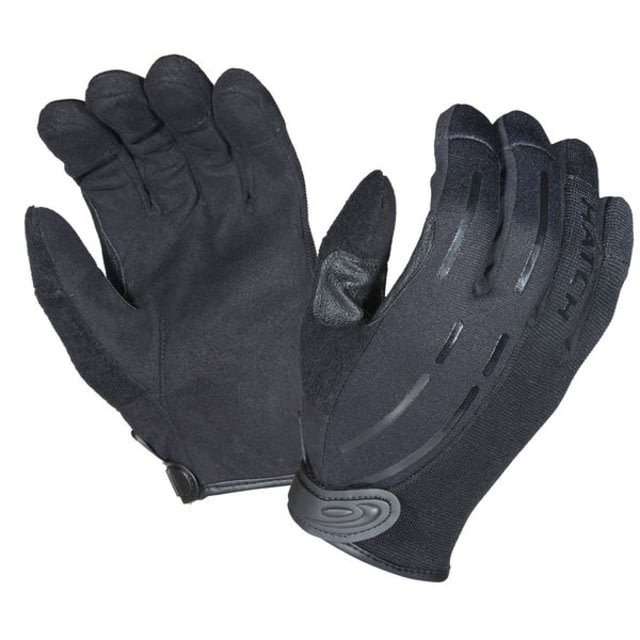 Hatch Cut-resistant Tactical Police Duty Glove W/ Armortip Fingertips Black - Hatch