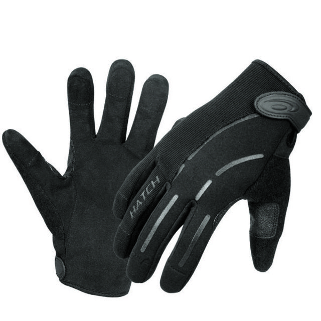 Hatch Cut-resistant Tactical Police Duty Glove W/ Armortip Fingertips Black - 1161750 - Hatch