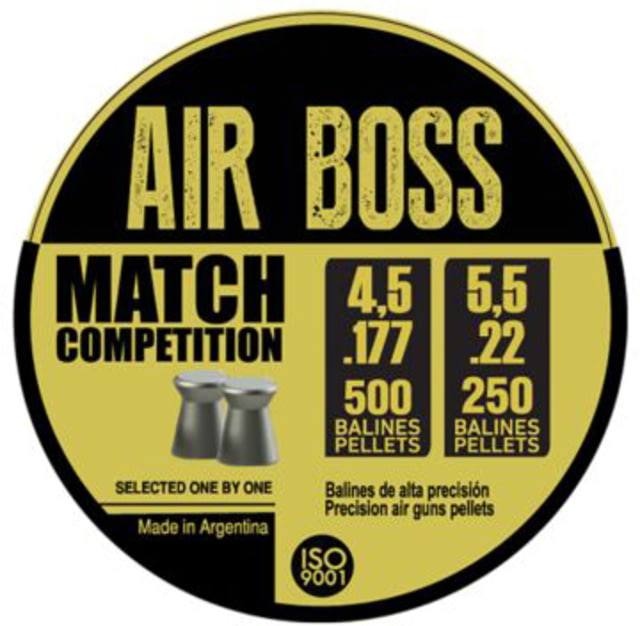 Apolo .177 Air Boss Match Air Rifle Pellets 8.48 Grain 500 Pack - Apolo