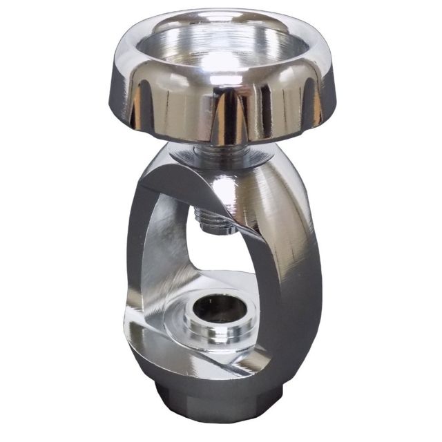 Hatsan Din Valve to Yoke Valve Adapter Silver - Hatsan