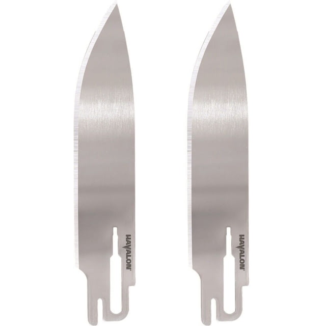 Havalon Talon Hunt Partially Serrated Blade 3in Silver 2-Pack - Havalon