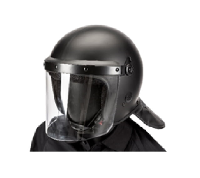 Haven Gear Riot Helmet - Straight Face Shield Black Matte - Haven Gear