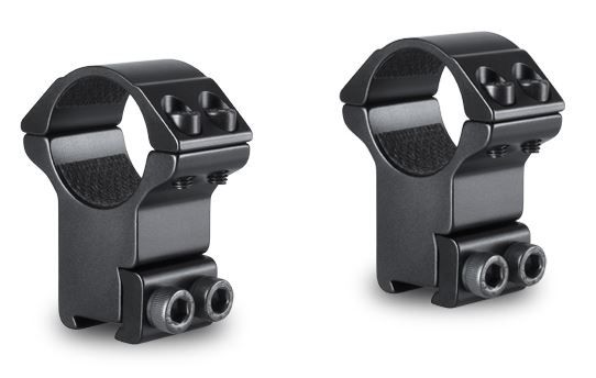 Hawke Sport Optics Dovetail Match Series Rifle Scope Rings - 2-Pieces 1in High Black - Hawke Sport Optics