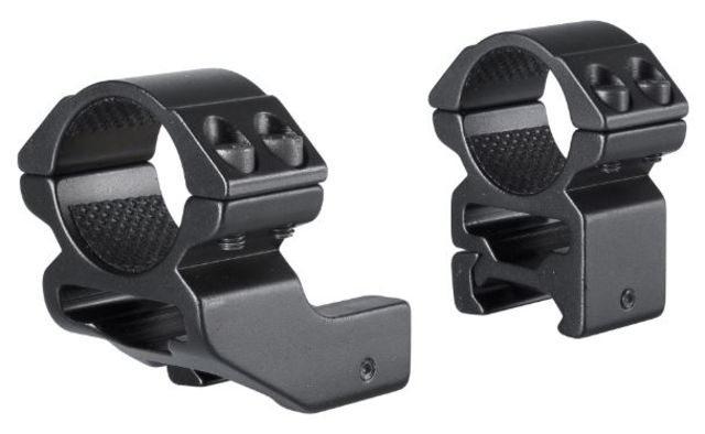 Hawke Sport Optics Sports Weaver High 1in Extension Scope Rings - 2-Pieces Black - Hawke Sport Optics