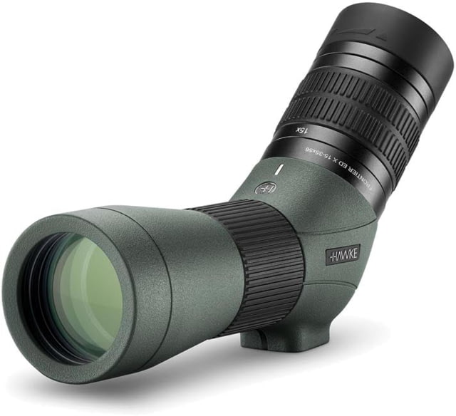 Hawke Sport Optics Frontier ED X Compact 15-35x56mm Spotting Scope Green/Black - Hawke Optics