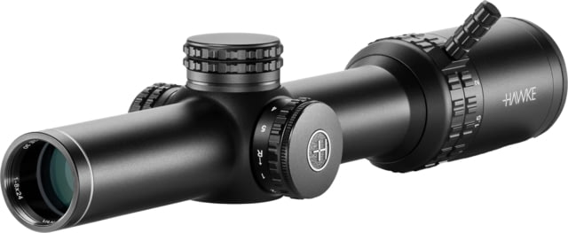 Hawke Sport Optics Vantage 1-8x24 30mm Tube LPVO Rifle Scope Second Focal Plane Tactical BDC 5.56 Black
