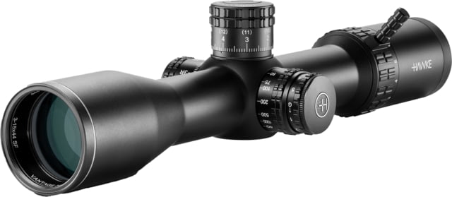 Hawke Sport Optics Vantage 3-15x44 34mm Tube Rifle Scope First Focal Plane Mil Pro II Reticle Black
