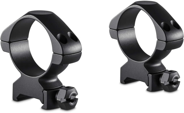Hawke Sport Optics Precision Steel 34mm Rings Weaver w/ Nut - 2-Pieces Low Black - Hawke Sport Optics