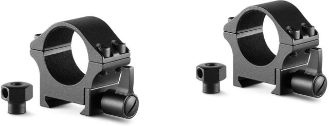 Hawke Sport Optics Professional Steel 1in Weaver Scope Rings - 2-Pieces Low Black - Hawke Sport Optics