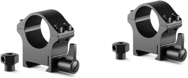 Hawke Sport Optics Professional Steel 1in Weaver Scope Rings - 2-Pieces Medium Black - Hawke Sport Optics