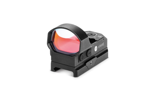 Hawke Sport Optics Reflex Circle Wide View Red Dot Sight w/ Weaver Rail 1x 3 MOA Circle Black