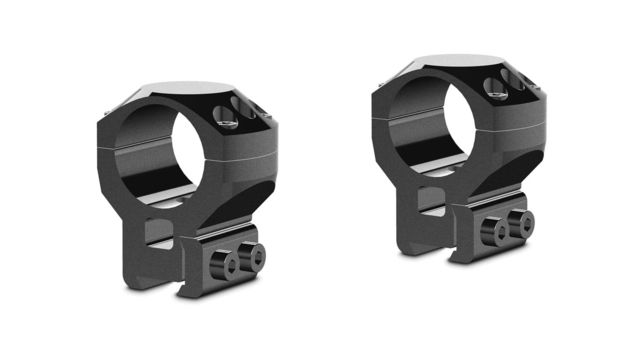 Hawke Sport Optics Dovetail Tactical Rings - 2-Pieces 1in High Black
