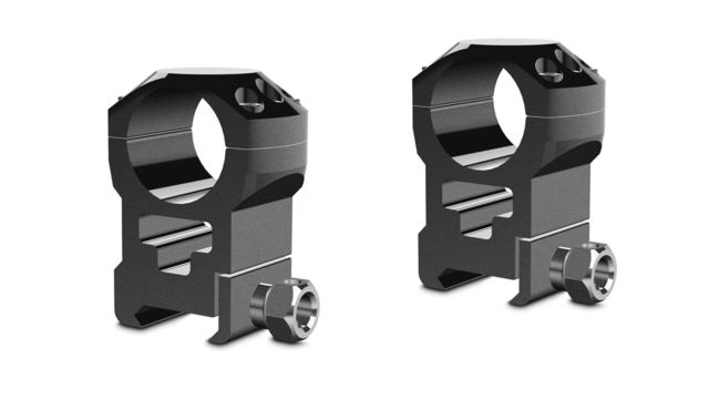 Hawke Sport Optics Tactical Rings Weaver - 2-Pieces 1in Extra High Black - Hawke Sport Optics