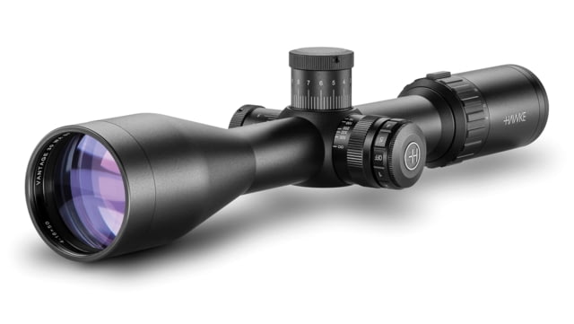 Hawke Sport Optics Vantage Rifle Scope 4-16x50mm IR SF 30mm Tube SFP Rimfire .22 LR HV Reticle Black - Hawke Sport Optics