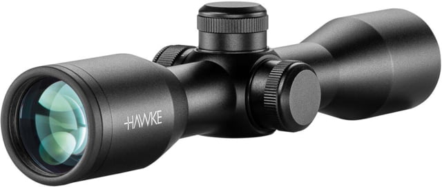 Hawke Sport Optics Vantage IR 3x32 1in Tube Second Focal Plane Riflescope w/ Weaver Rings IR L4A Dot Black - Hawke Optics