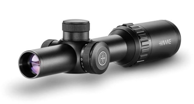 Hawke Sport Optics Vantage Rifle Scope 1-4x20mm 1 inch Tube Second Focal Plane Turkey Dot IR 1/4 MOA Reticle Black