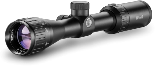 Hawke Sport Optics Vantage Rifle Scope 2-7x32mm AO 1in Tube SFP Mil Dot Reticle Black