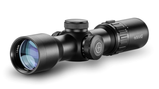 Hawke Sport Optics XB30 Compact 1.5-6x36 SR IR Crossbow Scope Black