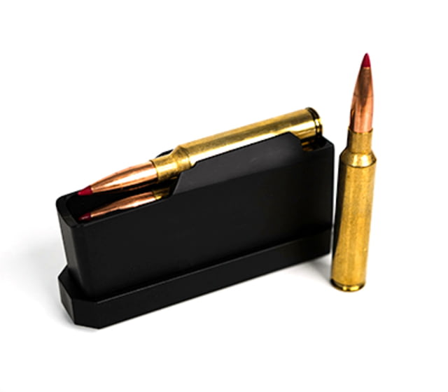 Hawkins Precision 3.5in Medium Hunter Magnum 3 Rounds Rifle Magazine Black Anodized 3 - Hawkins Precision