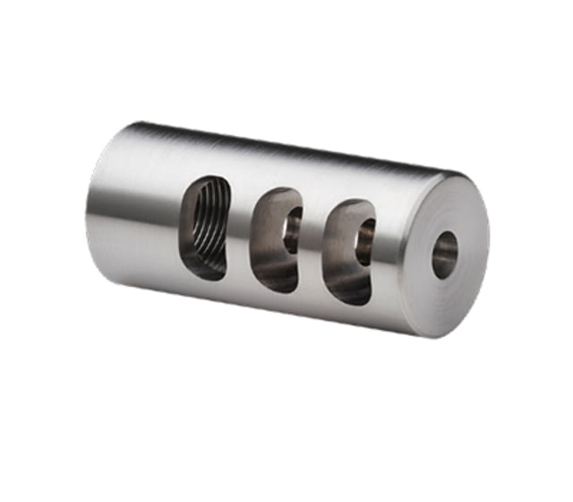 Hawkins Precision 3-Port Gunsmith Install Muzzle Brakes 1/2-28 Raw Stainless Steel 0.75 - Hawkins Precision