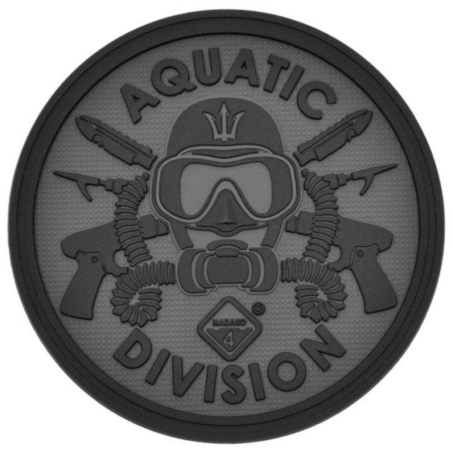 Hazard 4 Aquatic Division Patch Black - Hazard 4