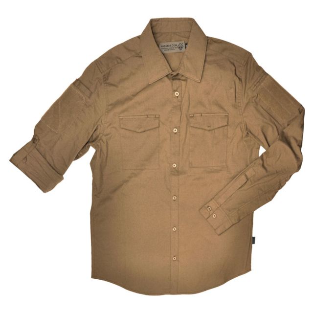 Hazard 4 Colonial Safari Patch Shirt - Men's Coyote Extra Small